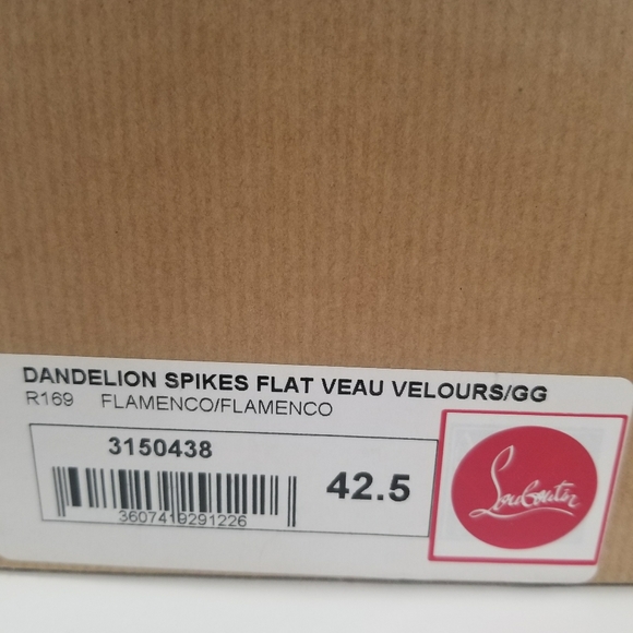 Christian Louboutin Dandelion Spikes Flat Veau main image 4